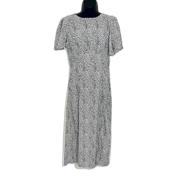 MISSGUIDED Black White Dalmatian Print Dress Size 6 - Picture 1 of 13